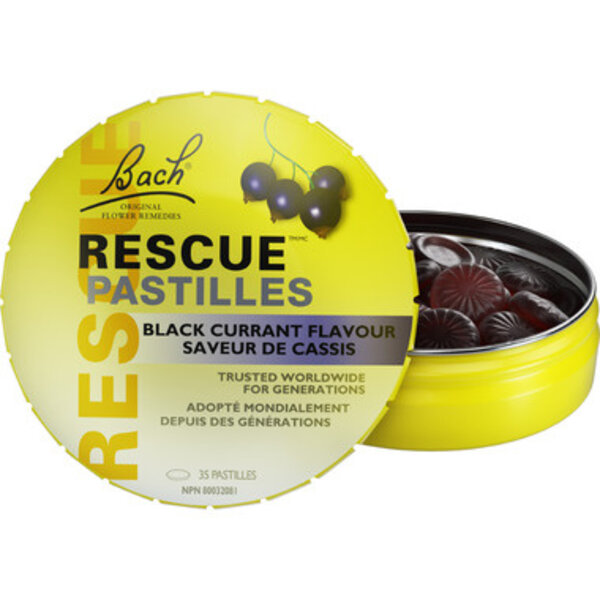 Bach Flower Bach Rescue Pastilles Black Currant 50g