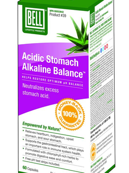 Bell Lifestyle Bell Acidic Heartburn Relief (formerly Acidic Stomach) 60 caps