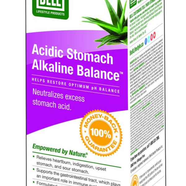 Bell Lifestyle Bell Acidic Heartburn Relief (formerly Acidic Stomach) 60 caps