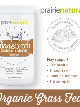 Prairie Naturals Prairie Naturals Organic Beef Bone Broth Protein Powder 300g