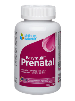 Platinum Naturals Platinum Naturals Easymulti Prenatal 60 softgels