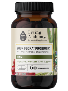 Living Alchemy Living Alchemy Your Flora  Man Digestive Prostate and UT Balance 60 cap