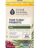 Living Alchemy Living Alchemy Your Flora  Man Digestive Prostate and UT Balance 60 cap