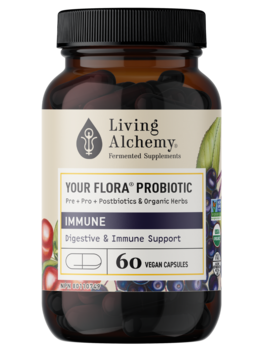 Living Alchemy Living Alchemy Your Flora Immune Digestive and Immune Support 60 cap