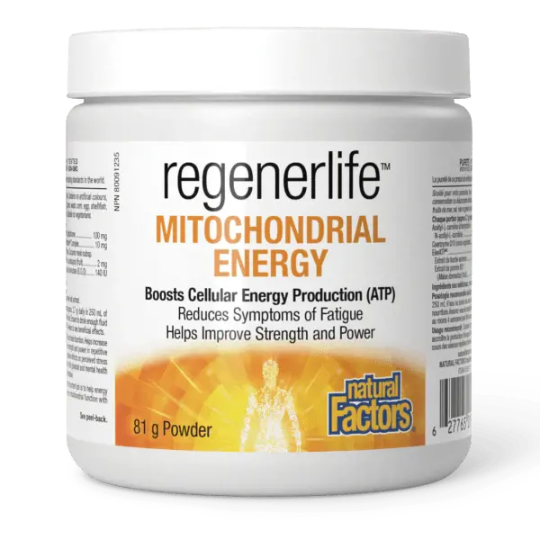 Natural Factors RegenerLife Mitochondrial Energy Powder 81 gr