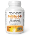 Natural Factors RegenerLife Ultra Strength Omega 3 +D 90 softgels