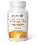 Natural Factors Regenerlife Ashwagandha 600 mg 90 caps