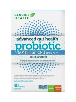Genuine Health Genuine Health Advanced Gut Health Probiotic 50 Billion 30 cap