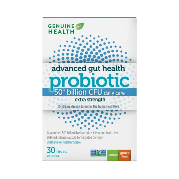 Genuine Health Genuine Health Advanced Gut Health Probiotic 50 Billion 30 cap