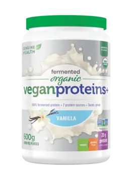 Genuine Health Genuine Health Fermented Organic Vegan Protein + Vanilla 600 g