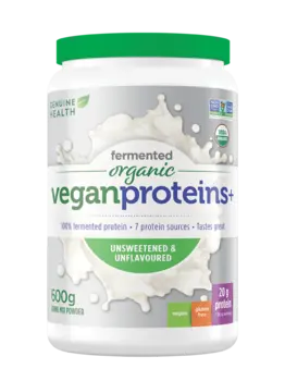 Genuine Health Genuine Health Fermented Organic Vegan Protein + Unsweetened & Unflavoured 600g