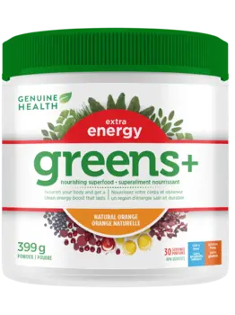 Genuine Health Genuine Health Greens+ Extra Energy Orange 399g