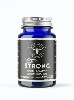 Higher Healths Higher Healths 100% Grass Fed and Finished STRONG 50/50 Beef Liver and Heart 180 cap