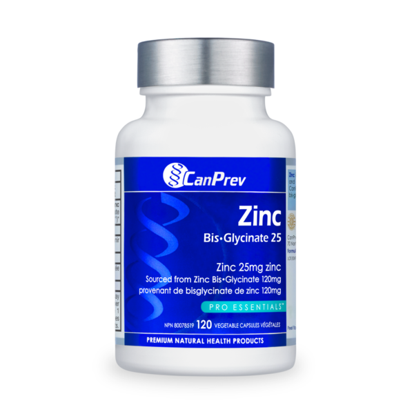 CanPrev CanPrev Zinc Bis-Glycinate 25 60 Vcap