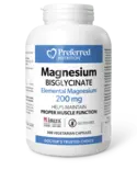 Preferred Nutrition Preferred Nutrition Magnesium Bisglycinate 200mg 300 cap