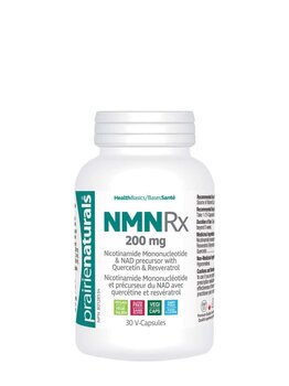 Prairie Naturals Prairie Naturals NMN RX 200mg with Resveratrol + Quercetin 60 Vcap