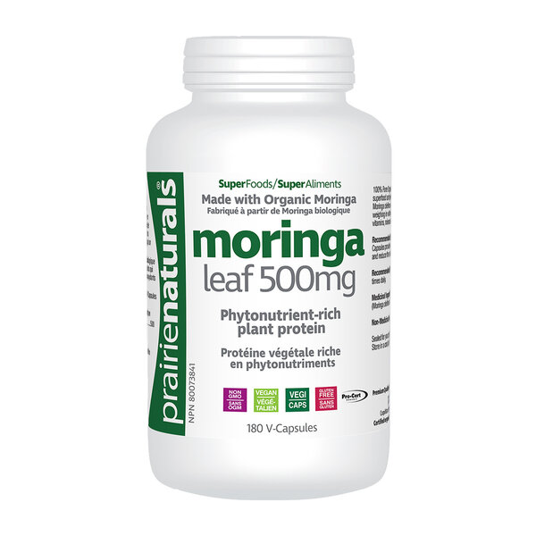 Prairie Naturals Prairie Naturals Organic Moringa Leaf 180 Vcap