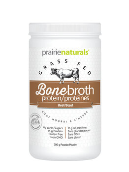 Prairie Naturals Prairie Naturals Organic Beef Bone Broth Protein Powder 300g