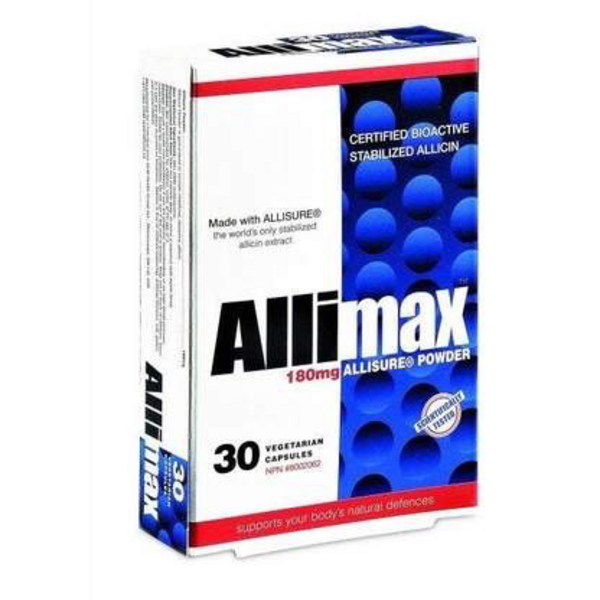 Allimax Allimax 180mg 100% Stabilized Allicin 30 cap