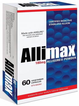 Allimax Allimax 180mg 100% Stabilized Allicin 60 cap