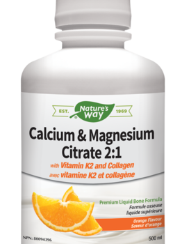 Nature's Way Nature's Way Calcium & Magnesium w/K2 and Collagen Orange 500ml