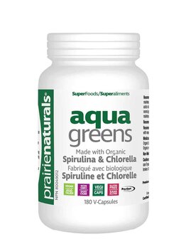 Prairie Naturals Prairie Naturals Organic Aqua Greens 500mg 180 caps