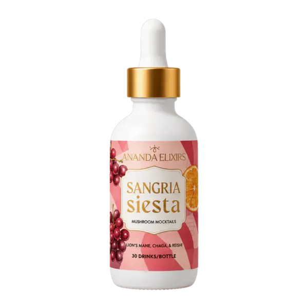 Shroom Soda Ananda Elixers Mushroom Mocktails Sangria Siesta 30 servings