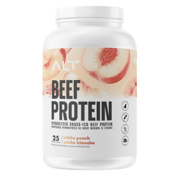 ALT Lifestyle Products Inc ALT Beef Protein White Peach 25 serving