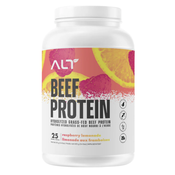 ALT Lifestyle Products Inc ALT Beef Protein Raspberry Lemonade 25 serving