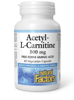 Natural Factors Natural Factors Acetyl-L-Carnitine 500mg 60