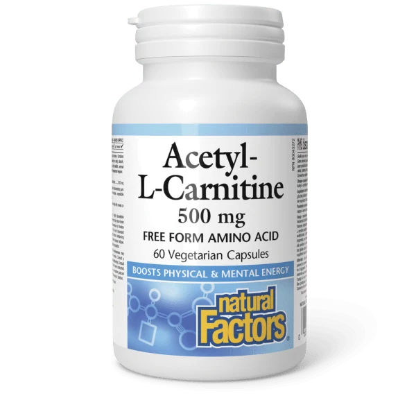 Natural Factors Natural Factors Acetyl-L-Carnitine 500mg 60