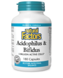 Natural Factors Natural Factors Acidophilus & Bifidus 180 caps