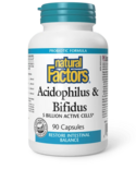 Natural Factors Natural Factors Acidophilus & Bifidus 90 caps