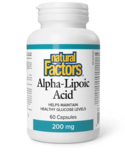 Natural Factors Natural Factors Alpha-Lipoic Acid 200 mg 60 caps