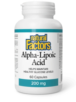 Natural Factors Natural Factors Alpha-Lipoic Acid 200 mg 60 caps