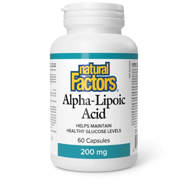 Natural Factors Natural Factors Alpha-Lipoic Acid 200 mg 60 caps