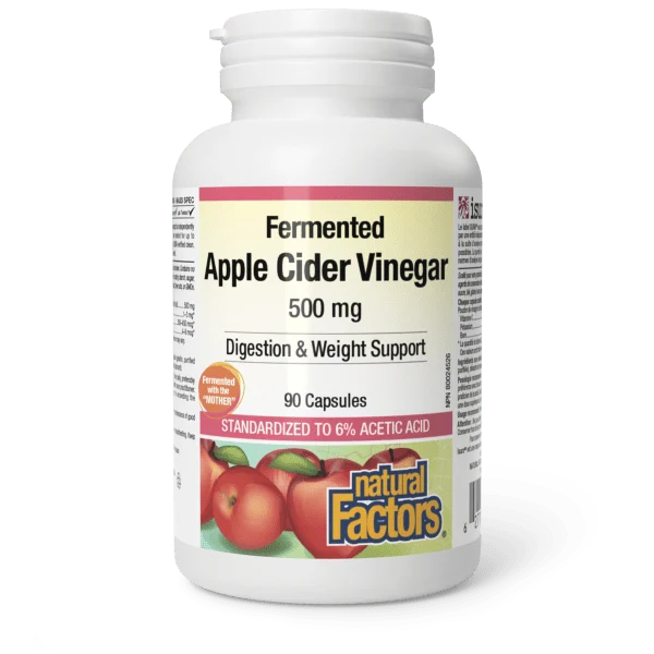 Natural Factors Natural Factors Apple Cider Vinegar 500mg 90 caps