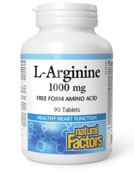 Natural Factors Natural Factors Arginine 1000mg 90 tabs