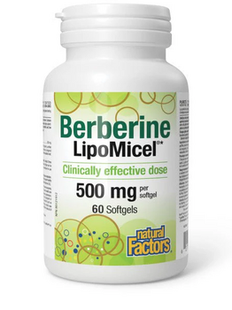 Natural Factors Natural Factors Berberine LipoMicel 500mg 60 softgels