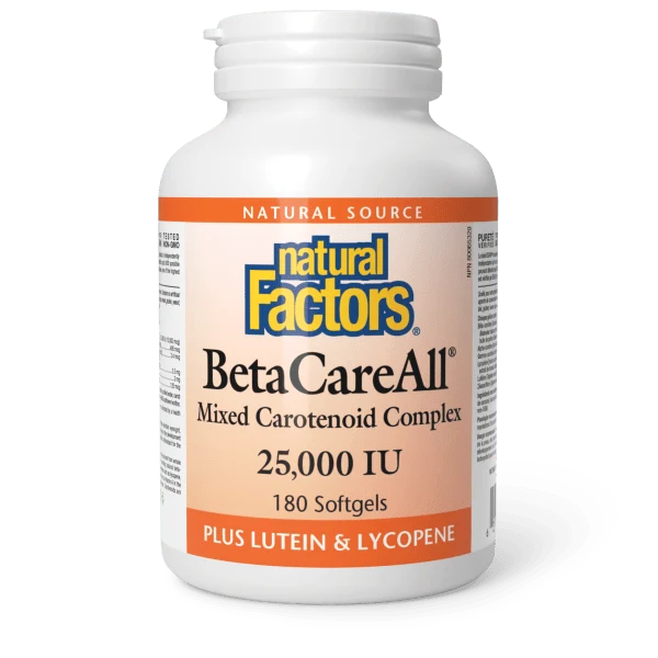 Natural Factors Natural Factors BetaCareAll 25,000 IU 180 softgels
