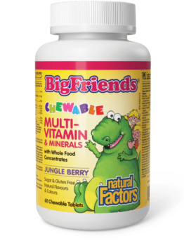 Natural Factors Natural Factors Big Friends Chew Multivitamin & Mineral 60 tabs