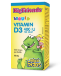 Natural Factors Natural Factors Big Friends Liquid Vitamin D 400IU 15ml