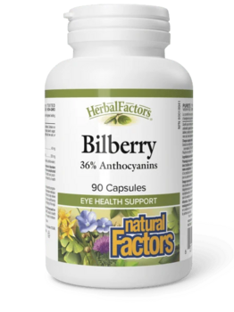 Natural Factors Natural Factors Bilberry Standardized Extract 90 caps