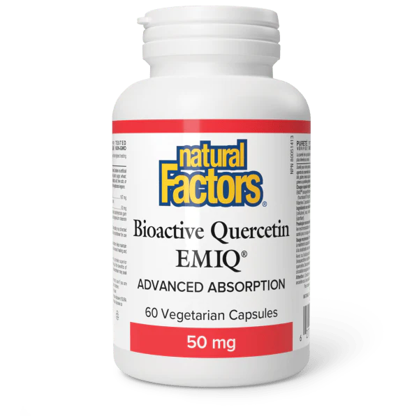 Natural Factors Natural Factors Bioactive Quercetin EMIQ 60 caps