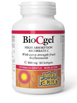 Natural Factors Natural Factors BioCgel 500mg 90 softgels