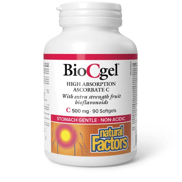 Natural Factors Natural Factors BioCgel 500mg 90 softgels