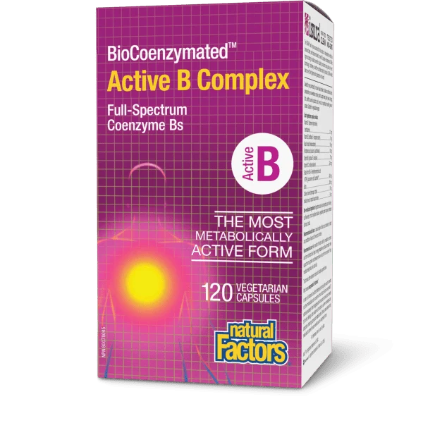 Natural Factors Natural Factors BioCoenzymated Active B Complex 120 caps