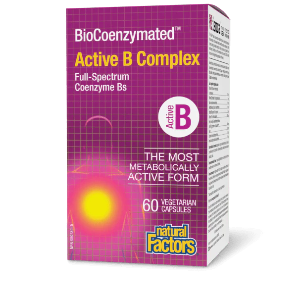 Natural Factors Natural Factors BioCoenzymated Active B Complex 60 caps