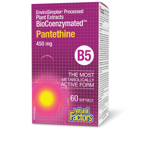 Natural Factors Natural Factors BioCoenzymated Pantethine 60 caps