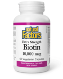 Natural Factors Natural Factors Biotin 10,000mcg 60 caps